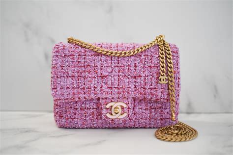 chanel pink tweed bag|where to buy chanel 22.